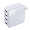ACA-IP54W USB充電器(4ポート・合計6A・ホワイト) ACA-IP54W / USB充電器(4ポート・合計6A・ホワイト)