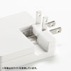 ACA-IP59BK ACコンセント付きUSB充電器(2ポート・合計3.4A・ブラック) ACA-IP59BK / ACコンセント付きUSB充電器(2ポート・合計3.4A・ブラック)