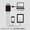 ACA-IP59BK / ACコンセント付きUSB充電器（2ポート・合計3.4A・ブラック）