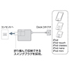 ACA-IP5BK iPod用ACアダプタ(ブラック) ACA-IP5BK / iPod用ACアダプタ(ブラック)