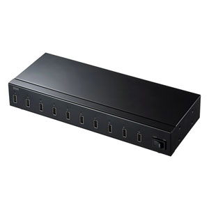 ACA-IP61 / USB充電器(10ポート・1ポート最大2.4A・合計24A)