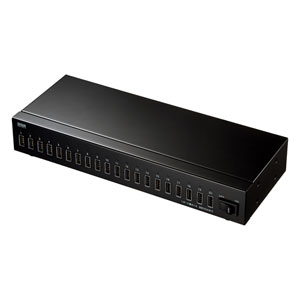 ACA-IP64 / USB充電器(20ポート・1ポート最大1A・合計20A)