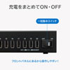 ACA-IP64 USB充電器(20ポート・1ポート最大1A・合計20A) ACA-IP64 / USB充電器(20ポート・1ポート最大1A・合計20A)