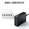 ACA-IP67BK USB充電器(6ポート・合計12A・ブラック) ACA-IP67BK / USB充電器(6ポート・合計12A・ブラック)