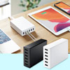 ACA-IP67W USB充電器(6ポート・合計12A・ホワイト) ACA-IP67W / USB充電器(6ポート・合計12A・ホワイト)