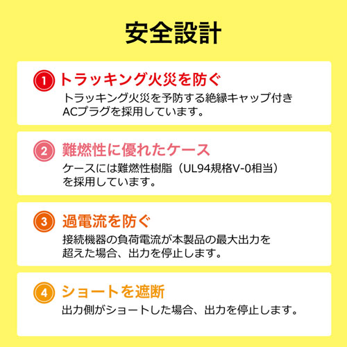 ACA-IP68 / USB充電器（10ポート・合計20A・高耐久タイプ）