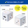 ACA-IP79W / キューブ型USB充電器（2.4A・ホワイト）