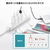 ACA-IP86W USB充電器(1A・ホワイト) ACA-IP86W / USB充電器(1A・ホワイト)