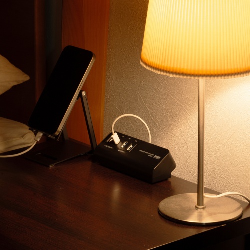 ACA-PD106BK / USB PD対応クランプ式AC充電器（PD65W・C×2＋A×2・ブラック）
