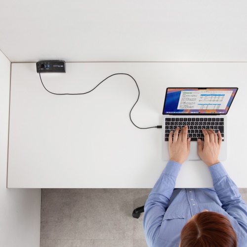 ACA-PD106BK / USB PD対応クランプ式AC充電器（PD65W・C×2＋A×2・ブラック）