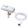 ACA-PD106W / USB PD対応クランプ式AC充電器（PD65W・C×2＋A×2・ホワイト）