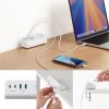 ACA-PD106W / USB PD対応クランプ式AC充電器（PD65W・C×2＋A×2・ホワイト）