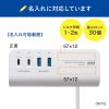 ACA-PD106W USB PD対応クランプ式AC充電器(PD65W・C×2+A×2・ホワイト) ACA-PD106W / USB PD対応クランプ式AC充電器(PD65W・C×2+A×2・ホワイト)