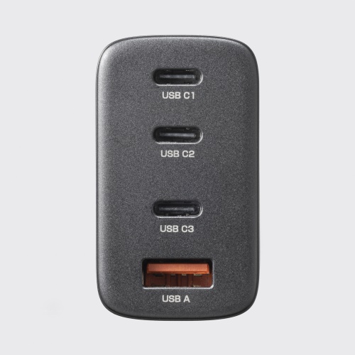 ACA-PD107BK / USB PD対応AC充電器（PD65W・C×3＋A×1）