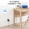 ACA-PD108BK USB PD対応AC充電器(PD45W・Type-Cケーブル一体型) ACA-PD108BK / USB PD対応AC充電器(PD45W・Type-Cケーブル一体型)