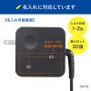 ACA-PD108BK USB PD対応AC充電器(PD45W・Type-Cケーブル一体型) ACA-PD108BK / USB PD対応AC充電器(PD45W・Type-Cケーブル一体型)