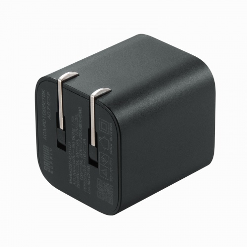 ACA-PD109BK / USB PD対応キューブ型AC充電器（PD45W）
