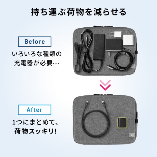 ACA-PD109BK / USB PD対応キューブ型AC充電器（PD45W）