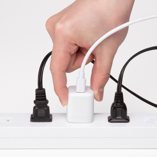 ACA-PD113SETW / USB PD対応キューブ型AC充電器（PD20W・Type-Cケーブル付属）