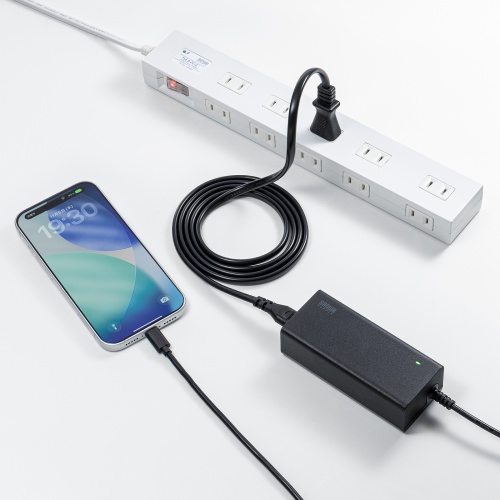 ACA-PD114BK / USB PD対応AC充電器（PD65W・電源コード型）