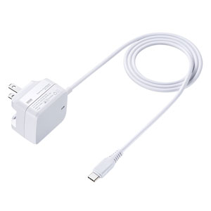 ACA-PD60W / USB Power Delivery対応AC充電器(USB Type-Cケーブル一体型・18W)