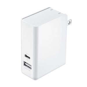 ACA-PD62W / USB Power Delivery対応AC充電器(2ポート・合計30W)