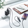 ACA-PD65BK USB Power Delivery対応AC充電器(PD60W・TypeCケーブル一体型) ACA-PD65BK / USB Power Delivery対応AC充電器(PD60W・TypeCケーブル一体型)