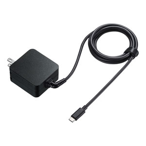 ACA-PD76BK / USB Power Delivery対応AC充電器(PD65W・Type-Cケーブル一体型)