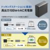 ACA-PD93BK / USB PD対応AC充電器（PD100W・Type-Cケーブル付き）