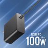 ACA-PD93BK USB PD対応AC充電器(PD100W・Type-Cケーブル付き) ACA-PD93BK / USB PD対応AC充電器(PD100W・Type-Cケーブル付き)