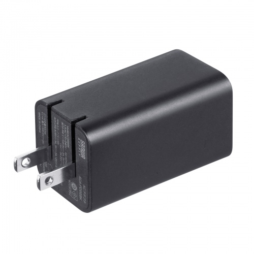 ACA-PD95BK / USB PD対応AC充電器（PD65W・C×2＋A×1）