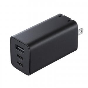 ACA-PD95BK / USB PD対応AC充電器(PD65W・C×2+A×1)