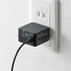 ACA-QC42MBK Quick Charge 2.0対応AC充電器(microUSBケーブル一体型・ブラック・1.5m) ACA-QC42MBK / Quick Charge 2.0対応AC充電器(microUSBケーブル一体型・ブラック・1.5m)