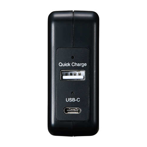 ACA-QC43CUBK / USB Type-Cポート搭載Quick Charge 3.0対応AC充電器（ブラック）