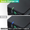 ACA-QC46CBK Quick Charge 3.0対応AC充電器(USB Type-Cケーブル一体型・ブラック) ACA-QC46CBK / Quick Charge 3.0対応AC充電器(USB Type-Cケーブル一体型・ブラック)