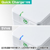 ACA-QC46CW Quick Charge 3.0対応AC充電器(USB Type-Cケーブル一体型・ホワイト) ACA-QC46CW / Quick Charge 3.0対応AC充電器(USB Type-Cケーブル一体型・ホワイト)