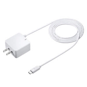 ACA-QC46CW / Quick Charge 3.0対応AC充電器(USB Type-Cケーブル一体型・ホワイト)
