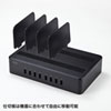 ACA-STN74BK USB充電スタンド(8ポート・合計19.2A・高耐久タイプ) ACA-STN74BK / USB充電スタンド(8ポート・合計19.2A・高耐久タイプ)