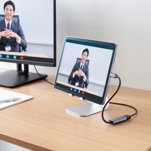 DisplayPort Altmode対応、Type-CポートをHDMIに変換して映像出力できるアダプタを発売