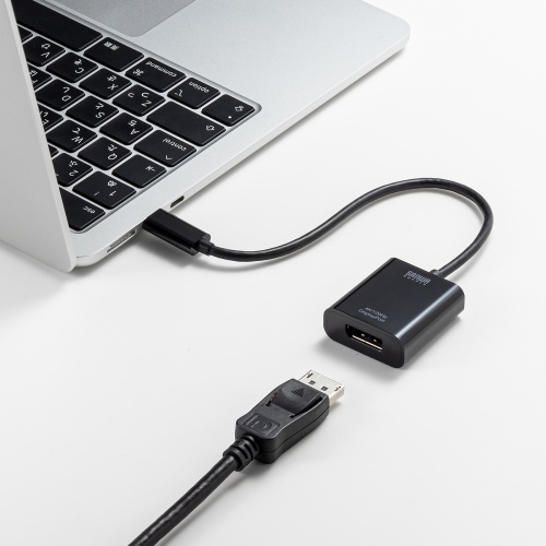 AD-ALCDP02 / USB Type C-DisplayPort変換アダプタ（4K/120Hz/HDR対応）