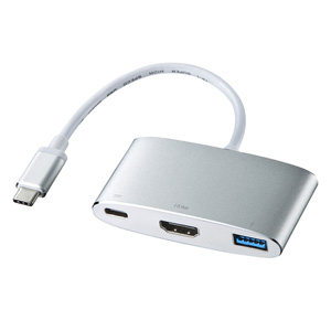 AD-ALCMHDP01 / USB Type C-HDMIマルチ変換アダプタプラス