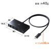 AD-ALCMHL1BK USB Type-Cマルチ変換アダプタ AD-ALCMHL1BK / USB Type-Cマルチ変換アダプタ