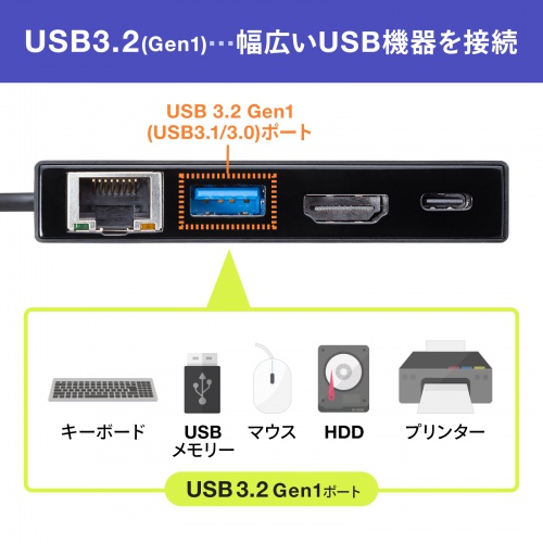 AD-ALCMHL1BK / USB Type-Cマルチ変換アダプタ