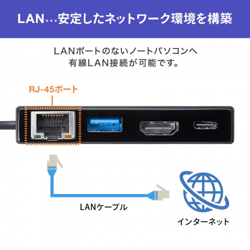 AD-ALCMHL1BK / USB Type-Cマルチ変換アダプタ