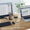 AD-ALCMHV2BK USB Type-Cマルチ変換アダプタ AD-ALCMHV2BK / USB Type-Cマルチ変換アダプタ