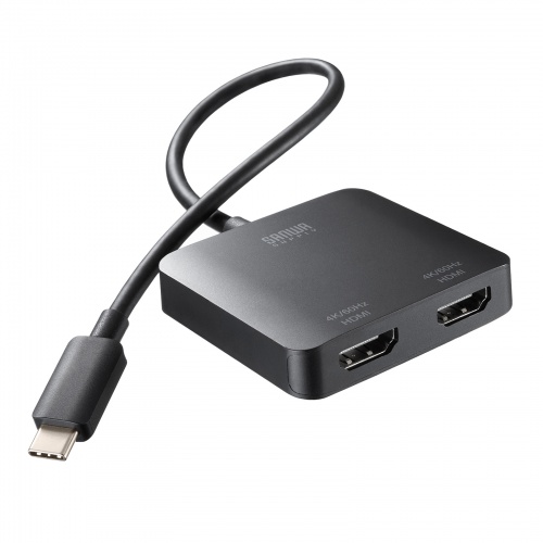 AD-ALCMST2HD2 / USB Type C-HDMI変換アダプタ（2ポート/4K対応）