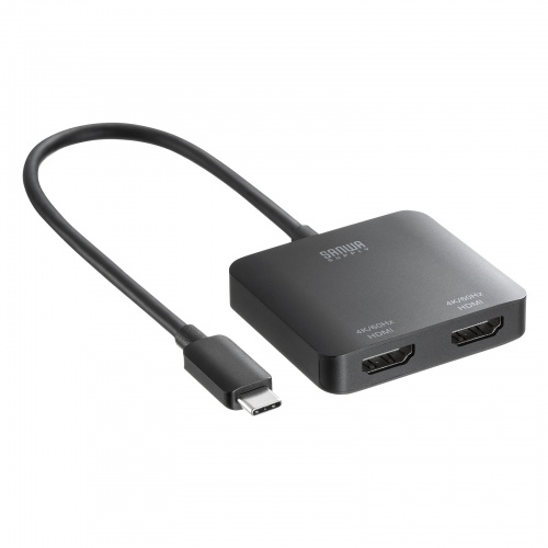 AD-ALCMST2HD2 / USB Type C-HDMI変換アダプタ（2ポート/4K対応）