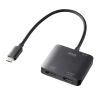 AD-ALCMST2HDPD USB Type-CーHDMI変換アダプタ(2ポート/4K/PD対応) AD-ALCMST2HDPD / USB Type-CーHDMI変換アダプタ(2ポート/4K/PD対応)