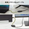 AD-ALCMST2HDPD / USB Type-CーHDMI変換アダプタ（2ポート/4K/PD対応）