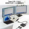 AD-ALCMST2HDPD USB Type-CーHDMI変換アダプタ(2ポート/4K/PD対応) AD-ALCMST2HDPD / USB Type-CーHDMI変換アダプタ(2ポート/4K/PD対応)